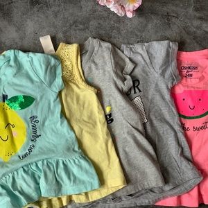 Bundle of Five (5) - 24m girls shirts